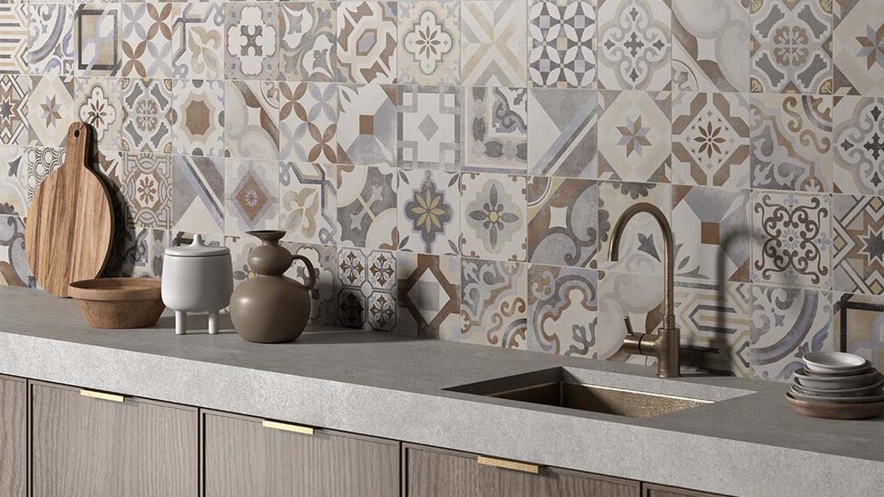 Castelvetro Concrete Look  Cementine tegels